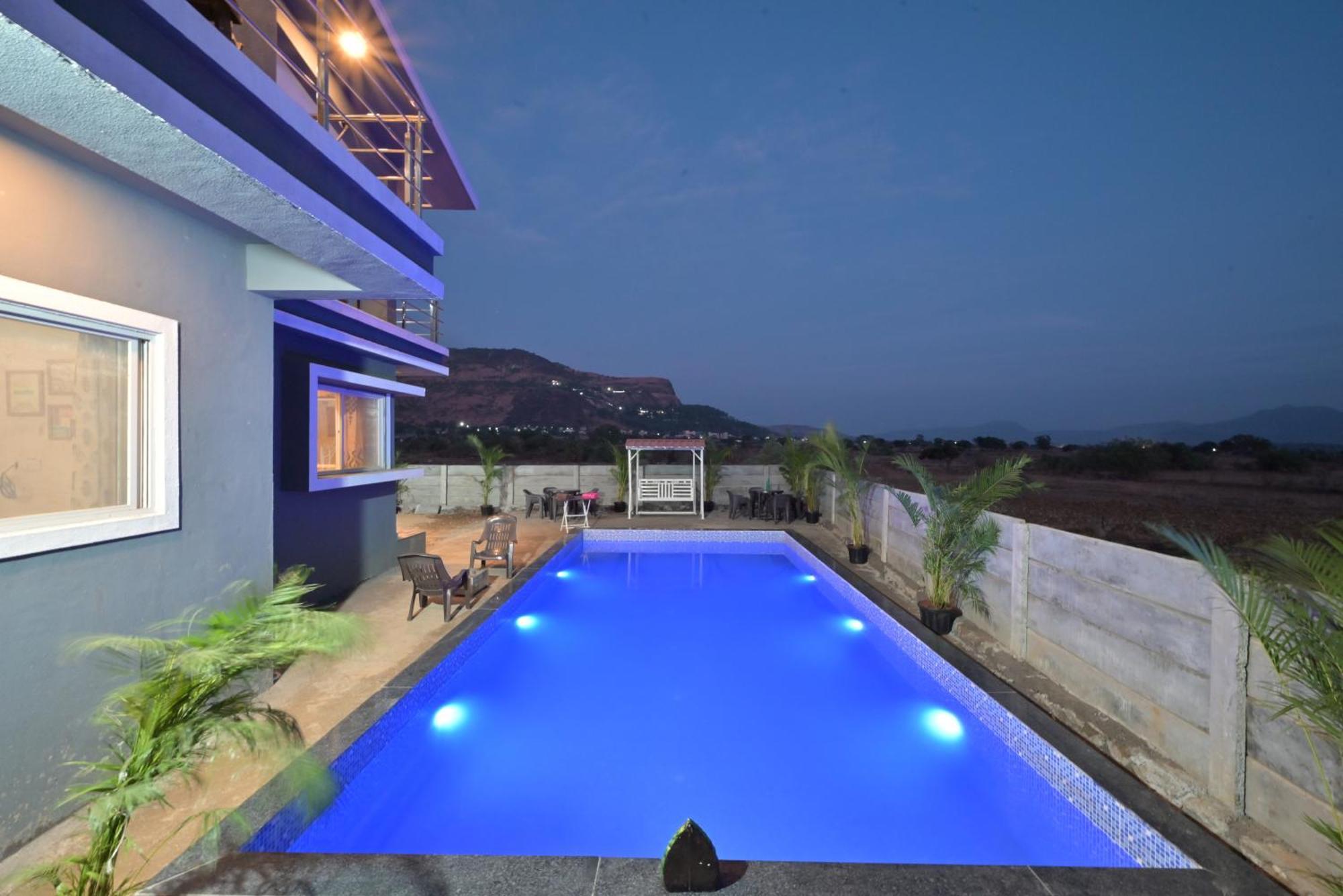 Ll Empyrean Stay Ll Mirage Chalet Ll 4Bhk Ll Ac Ll Largest Pvt Pool Ll Лонавла Екстер'єр фото