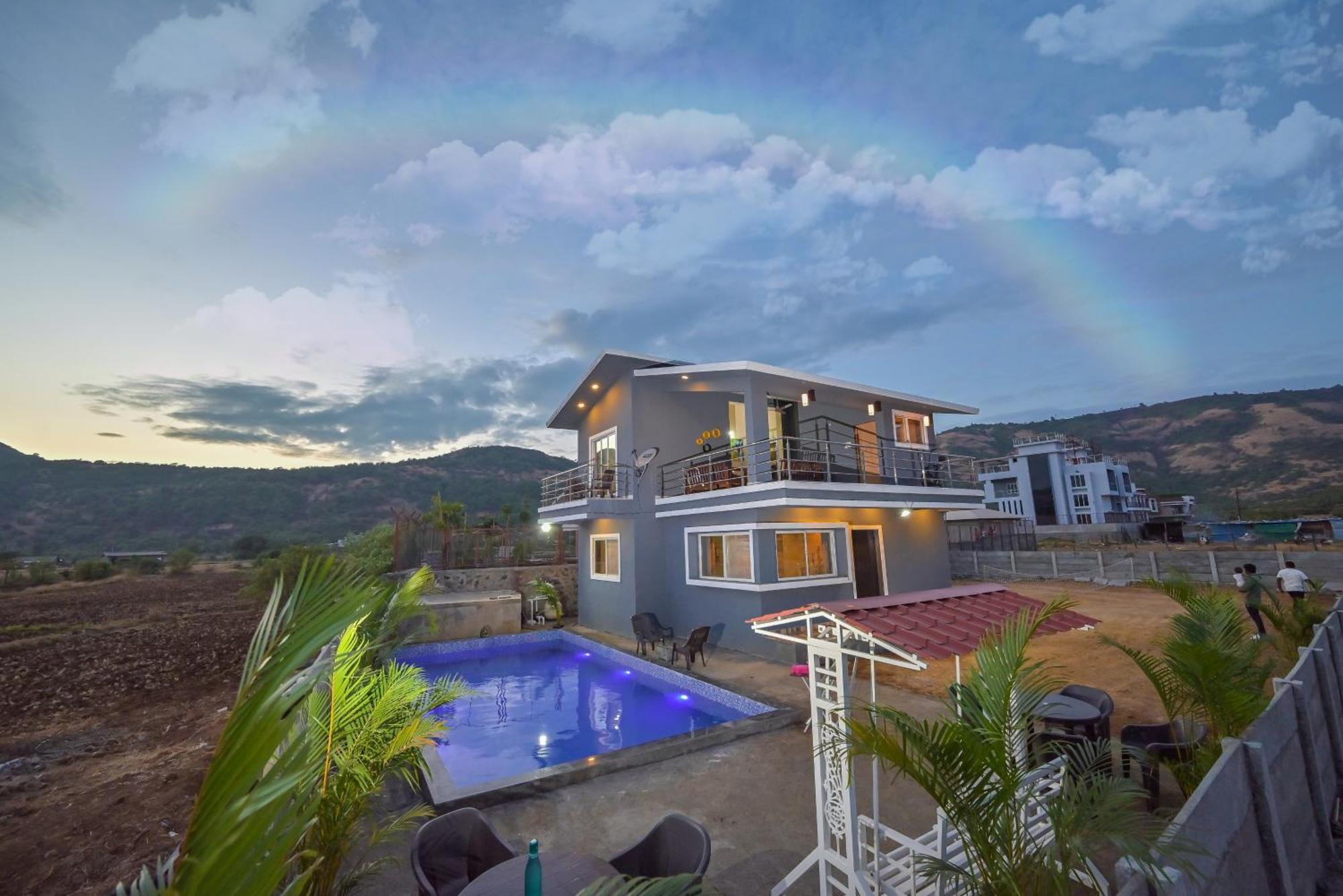 Ll Empyrean Stay Ll Mirage Chalet Ll 4Bhk Ll Ac Ll Largest Pvt Pool Ll Лонавла Екстер'єр фото